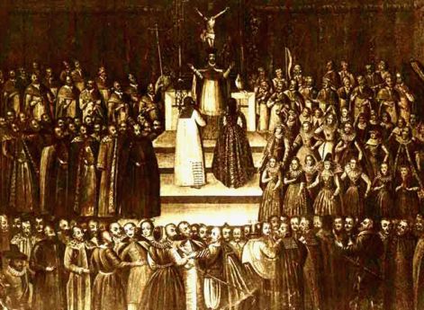 1605 год. 22 ноября (12 ноября ст.ст.) состоялось обручение Григория Отрепьева (Лжедмитрия) с Мариной Мнишек