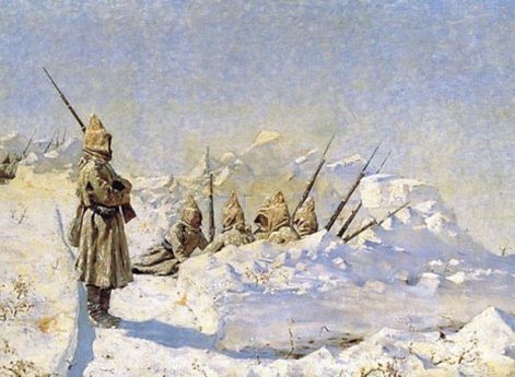 1877 год. 25 декабря (13 декабря ст.ст.) русская армия под командование генерала Гурко выступила в Балканский поход