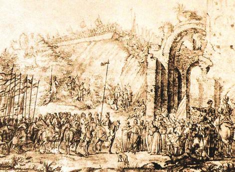 Золотые ворота и Ярославов вал в Киеве