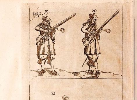 Приемы обращения с мушкетом