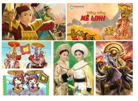 Современные вариации изображений сестер Чынг