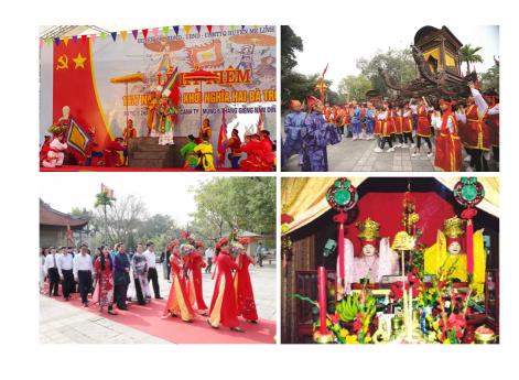 Современные церемонии, посвященные сестрам Чынг