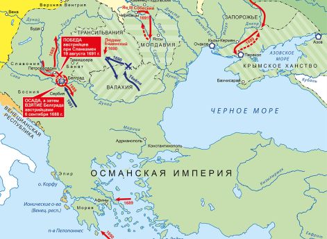 Великая Турецкая война 1682-1699 гг. Военные действия в 1688-1691 гг.