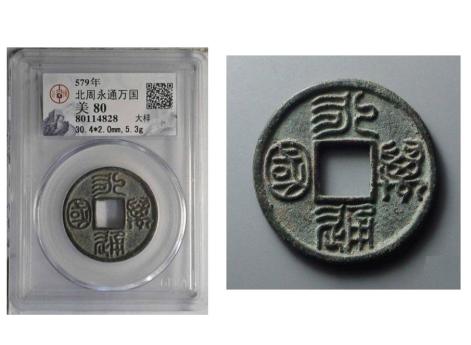 Монета Шести династий – yǒng tōng wànguó