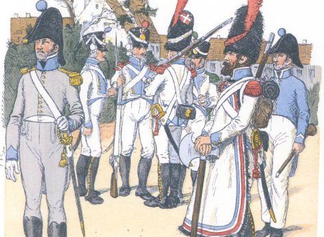 Клеве-Берг. Пехота (1812)