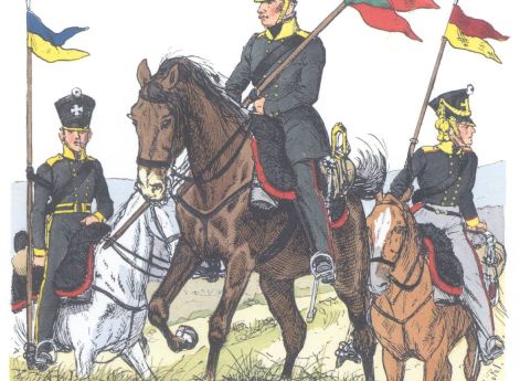 Пруссия. Добровольческое егерское подразделение Силезского ландверного кавалерийского полка (1813-15