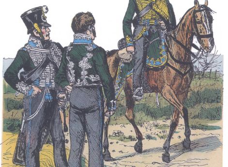 Пруссия. Эльбский национальный гусарский полк (1813-15)