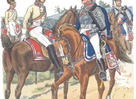 Гессен-Кассель. Гард-дю-кор и гвардейские гусары (1813-21)