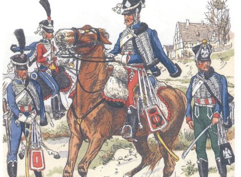 Франция. 1-й гусарский полк