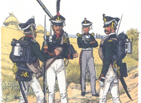 Россия. Егерские полки (1812-15)