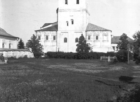 Вид Успенского мужского монастыря. Колокольня церкви. Свияжск.