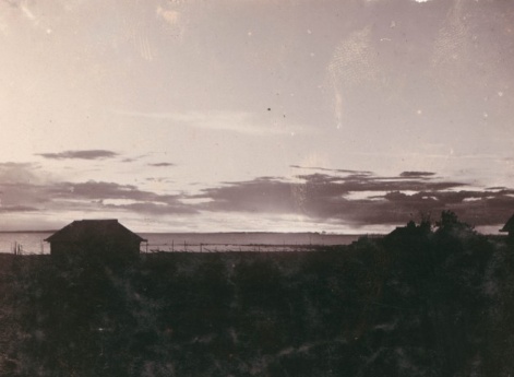 Олонецкая губерния, Онежское озеро. Закат.