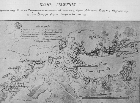 Сражение при Иденсальми 15 октября 1808 года между Российско Императорскими войсками под начальством Генерал Лейтенанта Тучкова I-го и Шведскими войсками под командой Бригадира Сандельса