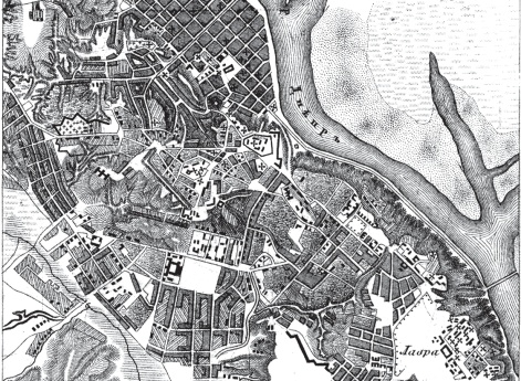 План города Киева 1876 года