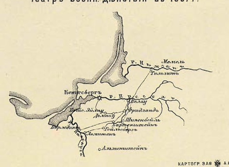 Театр военных действий в 1807 году
