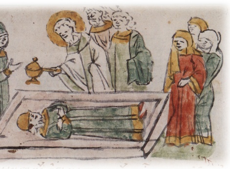 Отпевание и погребение умершего Владимира Володаревича Галицкого.