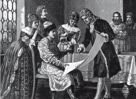 Пётр I в Немецкой слободе