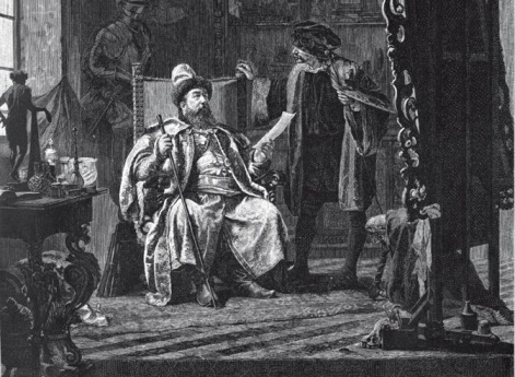 Выставка в Имп. Академии Художеств. Русские послы XVII века. Чемоданов в мастерской художника во Флоренции.