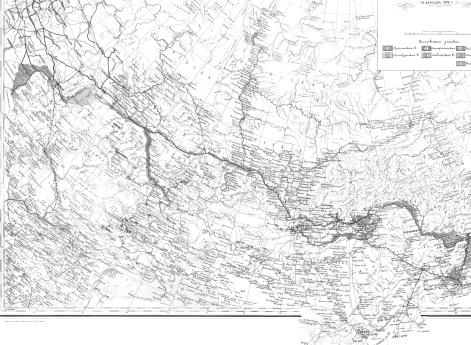 Азиатская Россия с показанием земель Казачьих войск по данным 1902 года