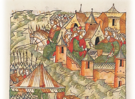 Князь Мстислав Изяславич идет ратью на князя Андрея Владимировича к Пересопнице. Князь Андрей посылает к нему, говоря, что если Мстислав хочет его власти, то он выйдет из города без  боя, поскольку не видит пользы человеку, даже приобретшему весь мир, но 