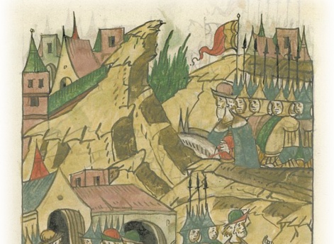 Великий князь Иван Васильевич посылает Севастьяна Кулешева навстречу псковскому князю Василию.