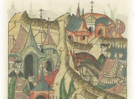 Великий князь Василий Васильевич, получив весть, что князь Дмитрий Шемяка идет к Устюгу, выходит против него.