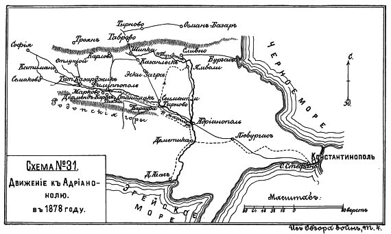 Движение к Адрианополю в 1878 году