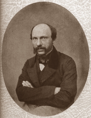 Боткин В.П. (галерея русских писателей фотографа Левицкого С.Л., 1857)
