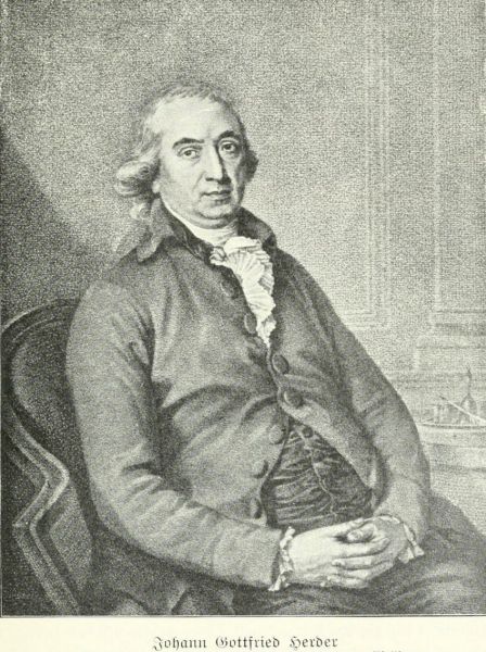 Johann Gottfried Herder (1744-1803), deutscher Dichter, Übersetzer und Theologe