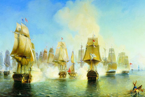 Афонское морское сражение 19 июня 1807 года