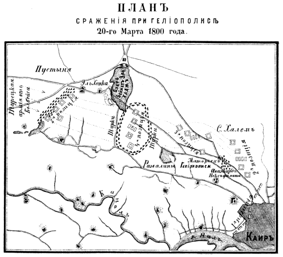 Сражение при Гелиополисе 20 марта 1800 года