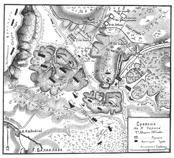 Сражение на реке Черной 4 августа 1855 года
