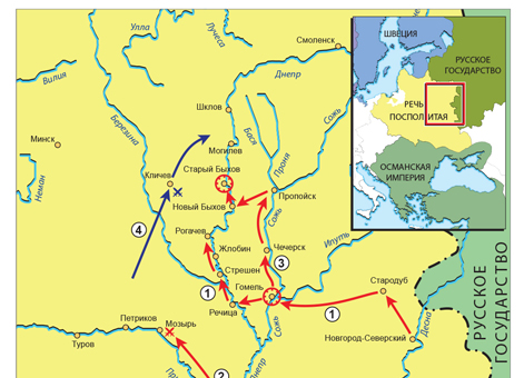 Русско-польская война 1654–1667 гг. Боевые действия украинских войск в Литве в 1654 г.