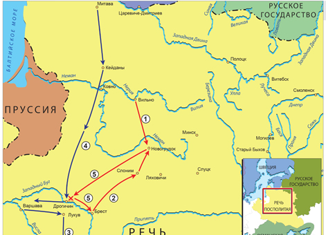 Русско-польская война 1654–1667 гг. Зимняя кампания 1659–1660 гг. в Литве (набег князя Ивана Хованского на Подляшье и Литву) 2. Боевые действия с января по 1 марта 1660 г.