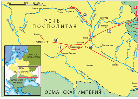 Русско-польская война 1654–1667 гг. Летняя кампания 1654 г. на Украине