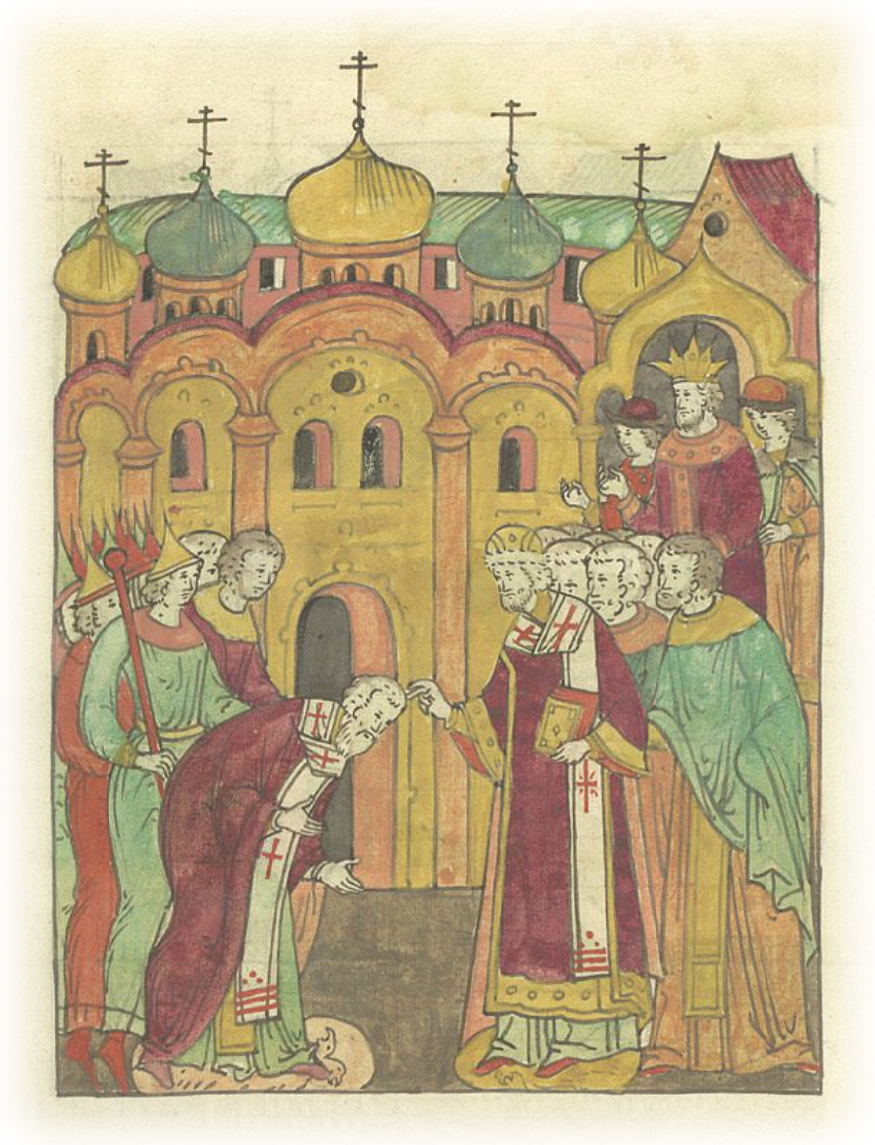 Митрополит всея Руси Филипп ставит архиепископом в Ростов и Ярославль Корнилия.