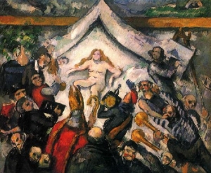 Картина Сезана "Вечно женственное", 1877