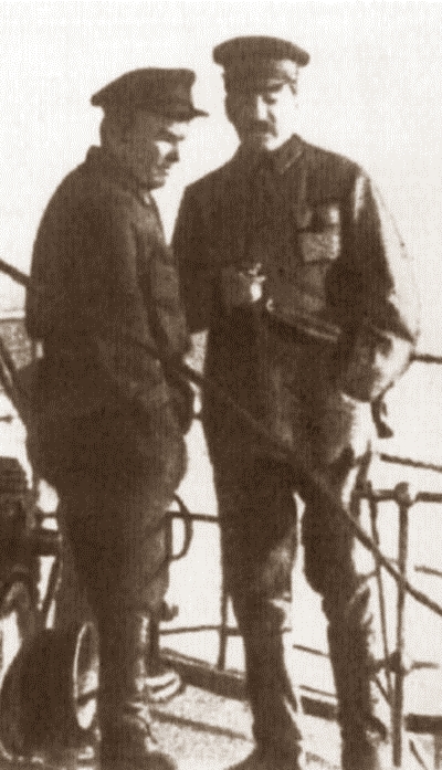 Сталин и Киров на Беломоро-Балтийском канале. Июль 1933 г.