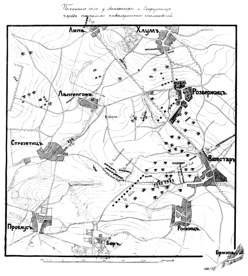 Положение дел у Лангенгорфа и Стрезетица перед началом кавалерийских столкновений