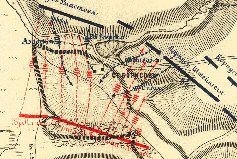 План дела при Ст.Борисове 15 ноября 1812 г.