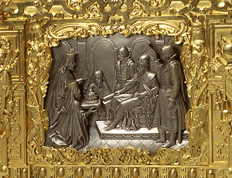 Ларец-ковчег для хранения грамоты об утверждении на царство Ивана IV