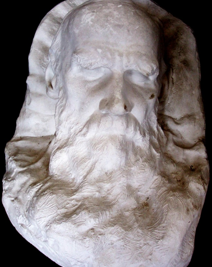 Посмертная маска Л. Толстого