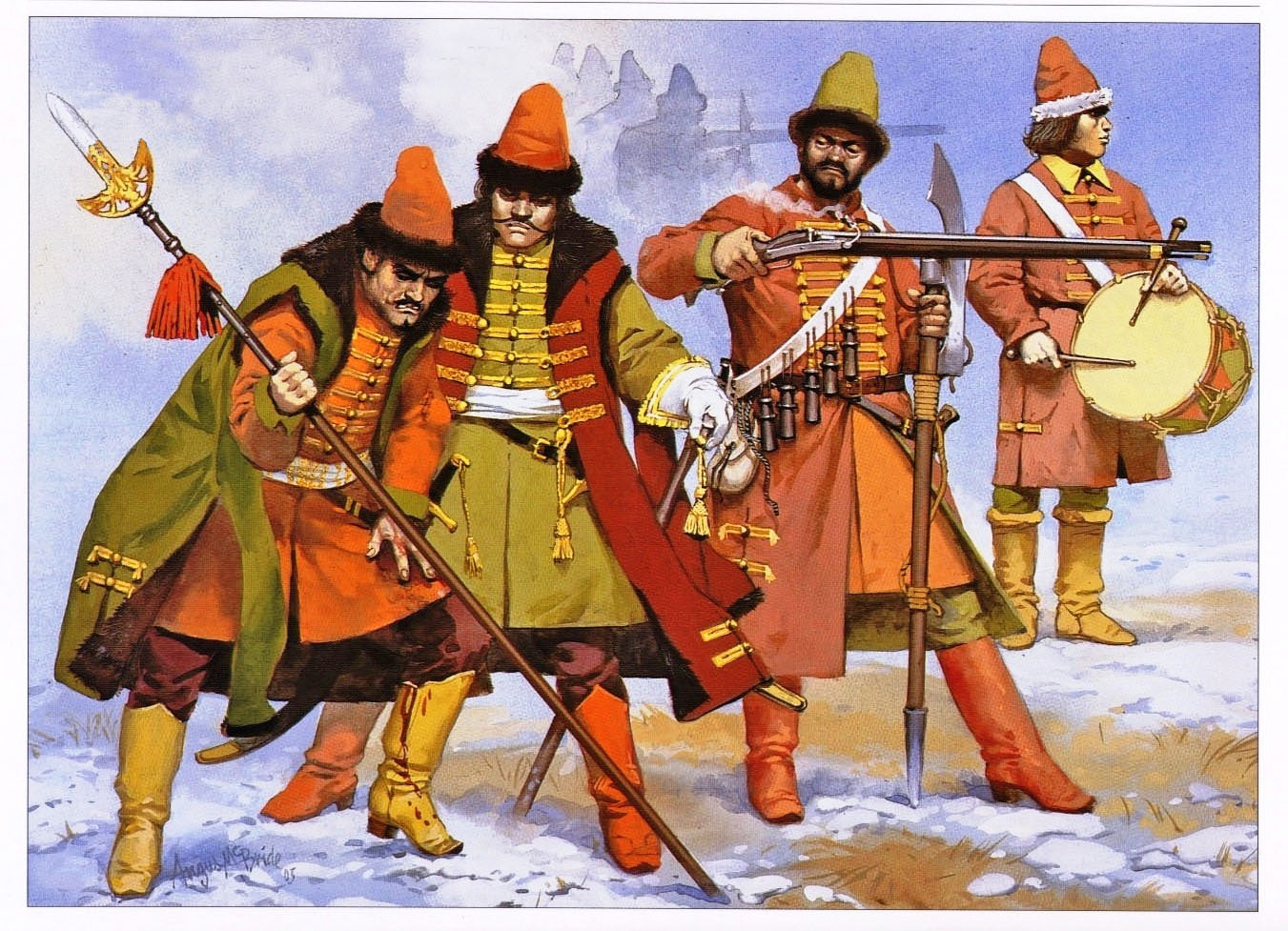 Стрельцы выборного полка (около 1670 года)