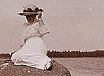 Портрет Анны Вырубовой в финских шхерах