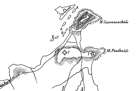 План сражения под Сизополем 15 февраля 1829 года