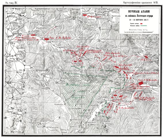 Ночные атаки в войсках Восточного отряда 28-29 сентября 1904 года