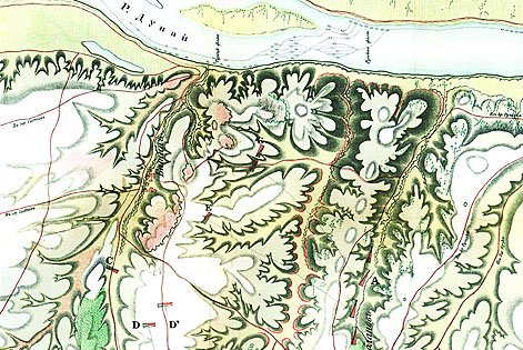 План сражения при селе Батине 26 августа 1810 года