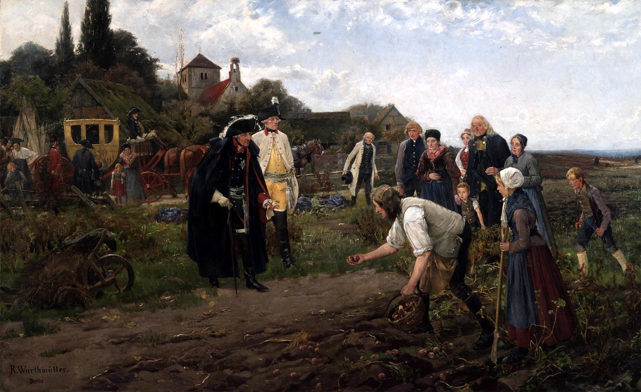 Король повсюду: Фридрих II проверяет урожай картофеля