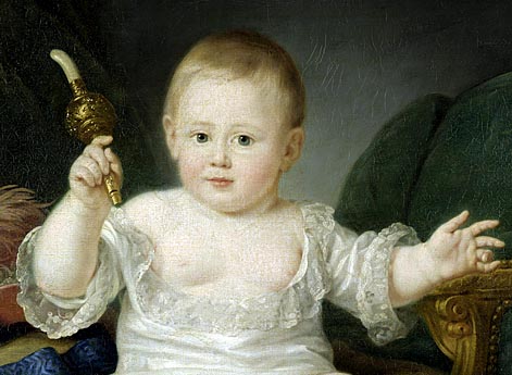 Портрет Великого князя Александра Павловича (Александра I) ребенком