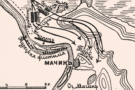 Сражение 21 декабря 1771 года у города Мачин в русско-турецкую войну